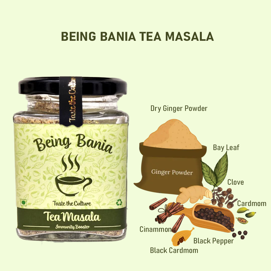 Tea Masala Powder with 7+ Spices | Immunity Booster and Masala Flavor